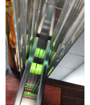 Двери в нишу Koer SR SD03 140x200см прозрачное стекло Easy Clean 8мм, хром (KR5385)