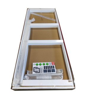 Двери в нишу Koer SR SD03 140x200см прозрачное стекло Easy Clean 8мм, хром (KR5385)