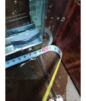 Двери в нишу Koer SR SD03 140x200см прозрачное стекло Easy Clean 8мм, хром (KR5385)