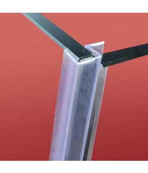 Боковая стенка для душевой кабины Koer SR SW04-90x200-TR-07, прозрачное стекло Easy Clean 10мм, графит (KR5391)
