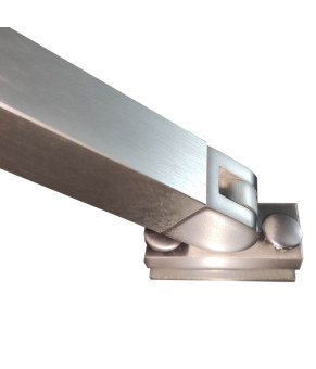 Боковая стенка для душевой кабины Koer SR SW04-90x200-TR-07, прозрачное стекло Easy Clean 10мм, графит (KR5391)