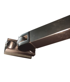 Боковая стенка для душевой кабины Koer SR SW04-90x200-TR-07, прозрачное стекло Easy Clean 10мм, графит (KR5391)