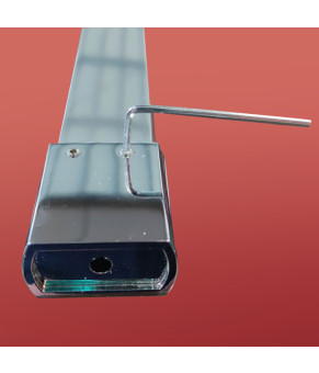 Душова перегородка Koer SR SP01-90x200-TR-01 Walk-In прозоре скло Easy Clean 8мм, хром (KR5392)