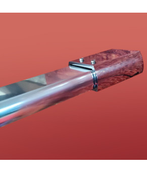 Душова перегородка Koer SR SP01-90x200-TR-01 Walk-In прозоре скло Easy Clean 8мм, хром (KR5392)