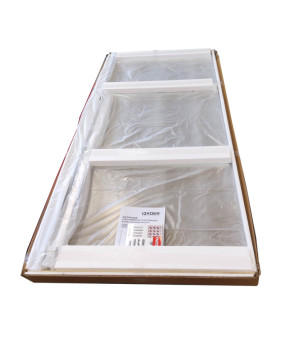 Душова перегородка Koer SR SP01-90x200-TR-01 Walk-In прозоре скло Easy Clean 8мм, хром (KR5392)