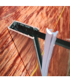 Душова перегородка Koer SR SP01-90x200-TR-01 Walk-In прозоре скло Easy Clean 8мм, хром (KR5392)