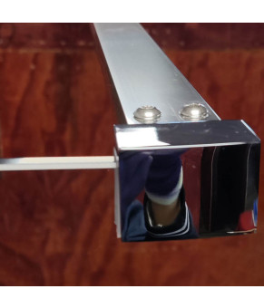 Душова перегородка Koer SR SP01-90x200-TR-01 Walk-In прозоре скло Easy Clean 8мм, хром (KR5392)