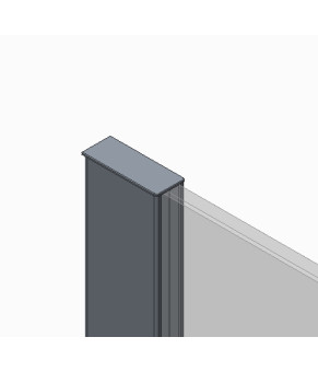 Душова перегородка Koer SR SP01-90x200-TR-01 Walk-In прозоре скло Easy Clean 8мм, хром (KR5392)