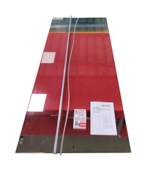 Бічна стінка до кабіни Koer SR SW01-90x200-TR-01 прозоре скло Easy Clean 8мм, хром (KR5381)