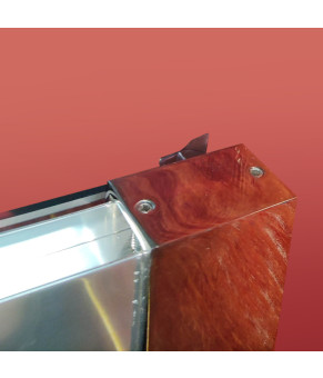 Дверь в нишу Koer SR SD05-120x200-TR-01 прозрачное стекло Easy Clean 6мм, хром (KR5405)