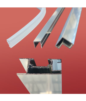 Дверь в нишу Koer SR SD05-120x200-TR-01 прозрачное стекло Easy Clean 6мм, хром (KR5405)