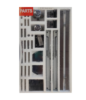 Дверь в нишу Koer SR SD05-120x200-TR-01 прозрачное стекло Easy Clean 6мм, хром (KR5405)