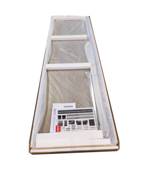 Дверь в нишу Koer SR SD05-120x200-TR-01 прозрачное стекло Easy Clean 6мм, хром (KR5405)