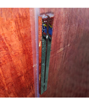 Дверь в нишу Koer SR SD05-120x200-TR-01 прозрачное стекло Easy Clean 6мм, хром (KR5405)