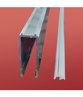 Душевая перегородка Koer SR SP02-100x200-TR-01 Walk-In прозрачное стекло Easy Clean 8мм, хром (KR5395)