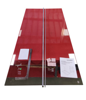 Душевая перегородка Koer SR SP02-100x200-TR-01 Walk-In прозрачное стекло Easy Clean 8мм, хром (KR5395)