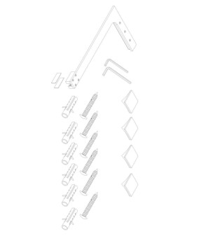 Душевая перегородка Koer SR SP02-100x200-TR-01 Walk-In прозрачное стекло Easy Clean 8мм, хром (KR5395)