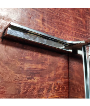 Душевая перегородка Koer SR SP02-100x200-TR-01 Walk-In прозрачное стекло Easy Clean 8мм, хром (KR5395)