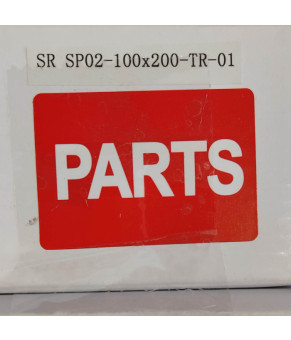 Душевая перегородка Koer SR SP02-100x200-TR-01 Walk-In прозрачное стекло Easy Clean 8мм, хром (KR5395)