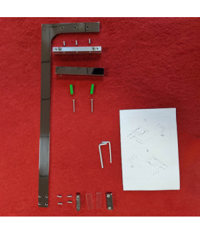 Душевая перегородка Koer SR SP02-100x200-TR-01 Walk-In прозрачное стекло Easy Clean 8мм, хром (KR5395)