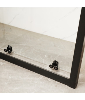Двері в нішу Mixxus Premium DIVERSE SD01-120x185-TR Black прозоре скло 5мм (MI6877)