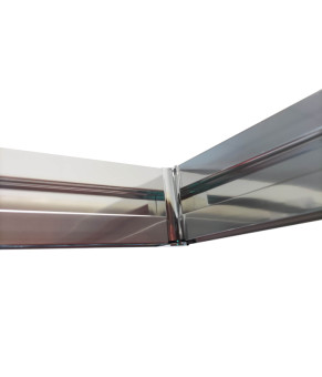 Боковая стенка для душевой кабины Koer SR SW05 90x200 см, прозрачное стекло Easy Clean 6мм, хром (KR5407)