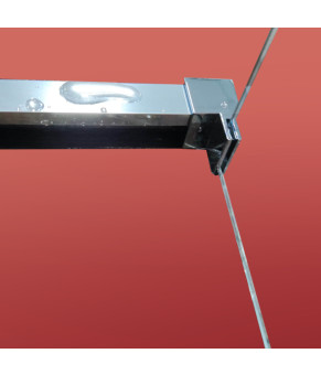Боковая стенка для душевой кабины Koer SR SW05 90x200 см, прозрачное стекло Easy Clean 6мм, хром (KR5407)