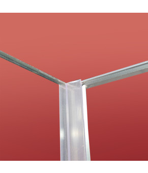 Боковая стенка для душевой кабины Koer SR SW04-90x200-TR-01 прозрачное стекло Easy Clean 10мм, хром (KR5390)