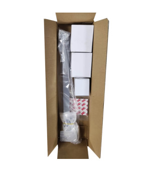 Боковая стенка для душевой кабины Koer SR SW04-90x200-TR-01 прозрачное стекло Easy Clean 10мм, хром (KR5390)