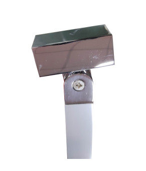Боковая стенка для душевой кабины Koer SR SW04-90x200-TR-01 прозрачное стекло Easy Clean 10мм, хром (KR5390)