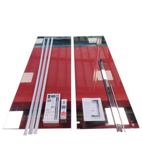 Дверь в нишу Koer SR SD02 120x200 см прозрачное стекло Easy Clean 8мм, хром (KR5384)