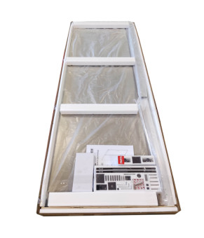 Дверь в нишу Koer SR SD02 120x200 см прозрачное стекло Easy Clean 8мм, хром (KR5384)