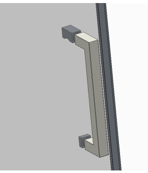 Дверь в нишу Koer SR SD02 120x200 см прозрачное стекло Easy Clean 8мм, хром (KR5384)