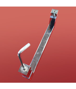 Дверь в нишу Koer SR SD02 120x200 см прозрачное стекло Easy Clean 8мм, хром (KR5384)