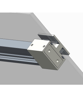 Дверь в нишу Koer SR SD02 120x200 см прозрачное стекло Easy Clean 8мм, хром (KR5384)
