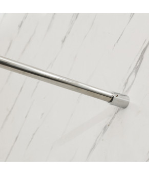 Душова перегородка Mixxus Premium FLAT SP01-100x200-TR Chrome Walk-In прозоре скло 8мм (MI6851)