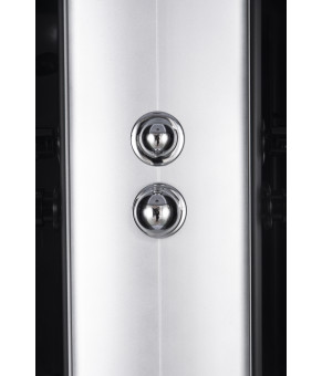 Бокс душовий без гідромасажу Mixxus STRONG SB02-90x90x215-FB SATIN з низьким піддоном (MI6886)