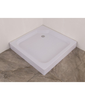 Душевой поддон с сифоном Mixxus CUBIC ST01-90x90x13 диаметр слива 52 мм (MI6917)