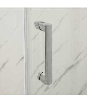 Двері в нішу Mixxus Premium DIVERSE SD01-160x185-TR Chrome прозоре скло 5мм (MI6875)