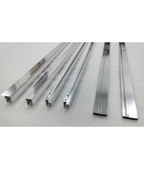 Двері в нішу Mixxus Premium DIVERSE SD01-160x185-TR Chrome прозоре скло 5мм (MI6875)