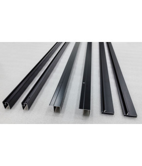 Двері в нішу Mixxus Premium DIVERSE SD01-160x185-TR Black прозоре скло 5мм (MI6879)