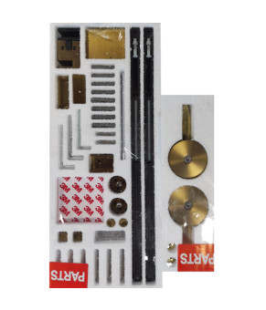Двери в нишу Koer SR SD01-120x200-TR-12 прозрачное стекло Easy Clean 8мм, матовое золото (KR5377)