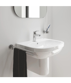 Одноважільний змішувач для раковини S-Size Grohe Eurosmart New з натискним донним клапаном (2392200