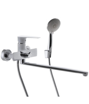 Змішувач для ванни Mixxus Premium Eva 006 Euro Білий (MI5813)