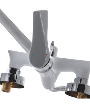 Змішувач для ванни Mixxus Premium Eva 006 Euro Білий (MI5813)