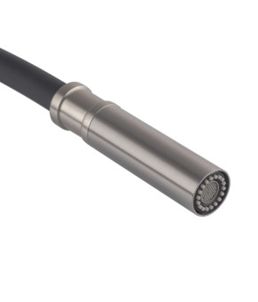 Смеситель для кухни Koer KI-70026-02 с черным силиконовым изливом (KR5209)
