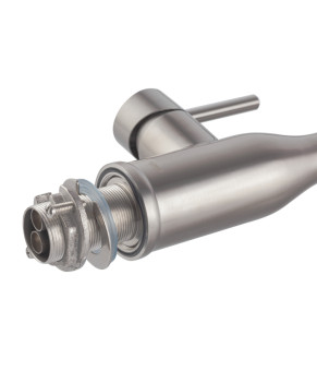 Смеситель для кухни Koer KI-70026-02 с черным силиконовым изливом (KR5209)