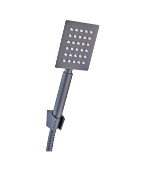Змішувач для ванни Zerix KUB-008 (Euro) Black з нерж. сталі SUS304 (кол. чорний) (ZX4851)
