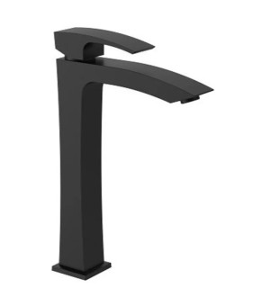 Смеситель для умывальника Koer KB-11007-05 высокий черный матовый (KR3441)