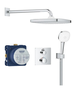 Душова система прихованого монтажу з термостатом Grohe Grohtherm (34871000)